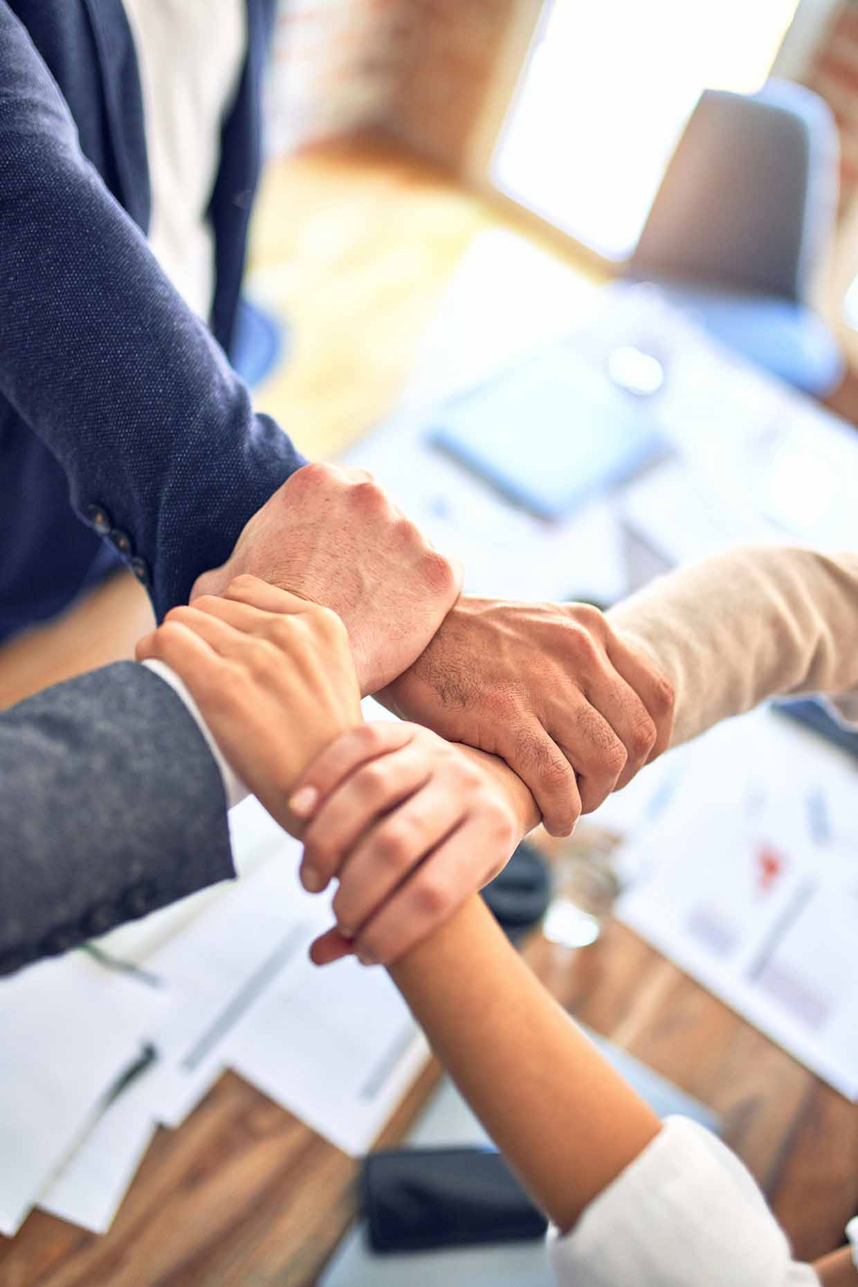 Business handshake